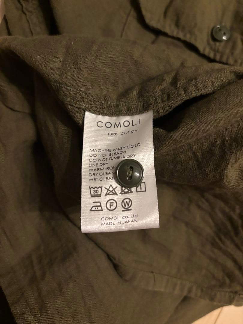 comoli ベタシャン　CPO シャツ