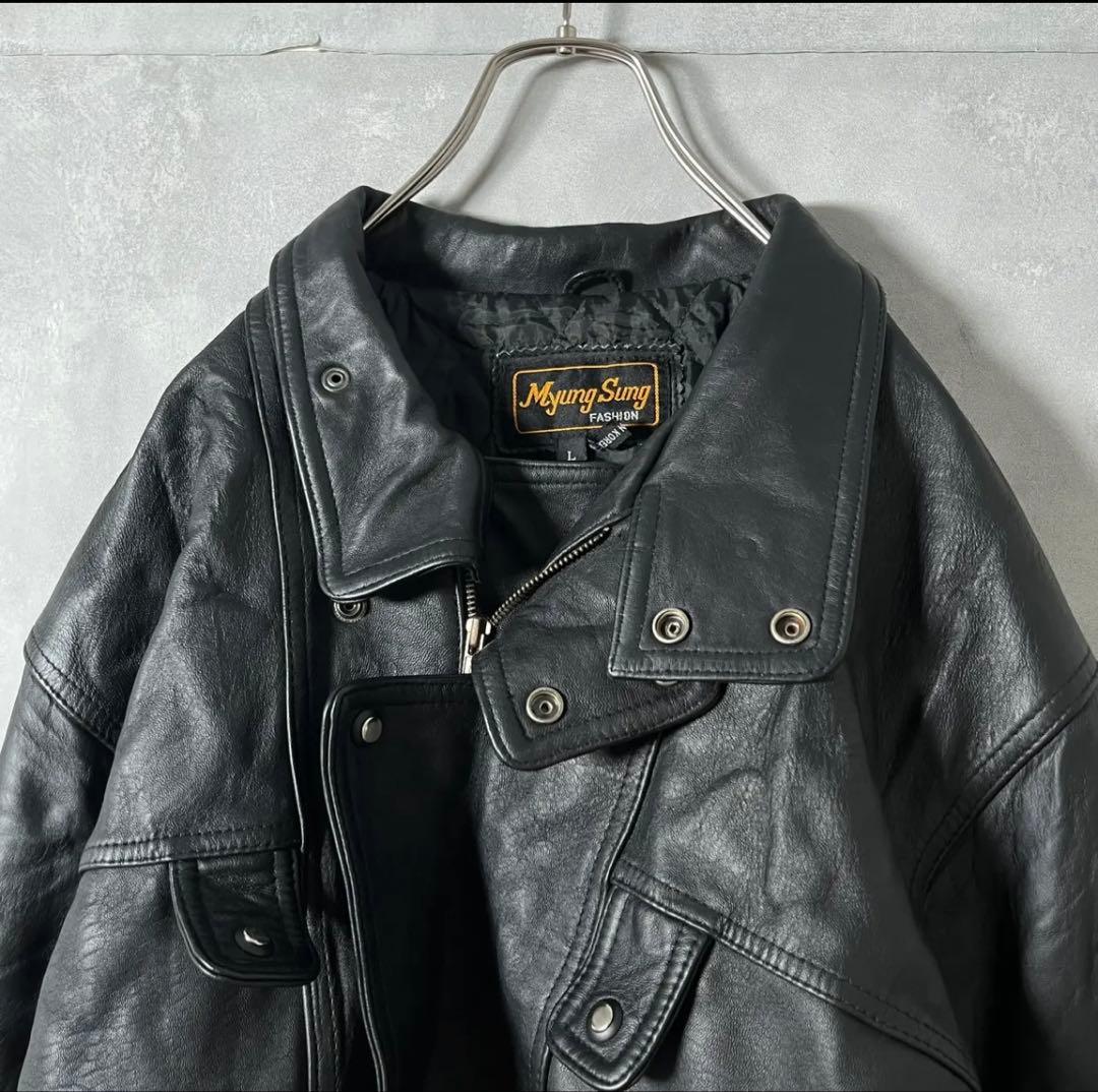 ジャケット・アウター A-2 Lambleather gimmick blouson jacket