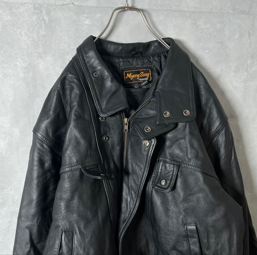 ジャケット・アウター A-2 Lambleather gimmick blouson jacket