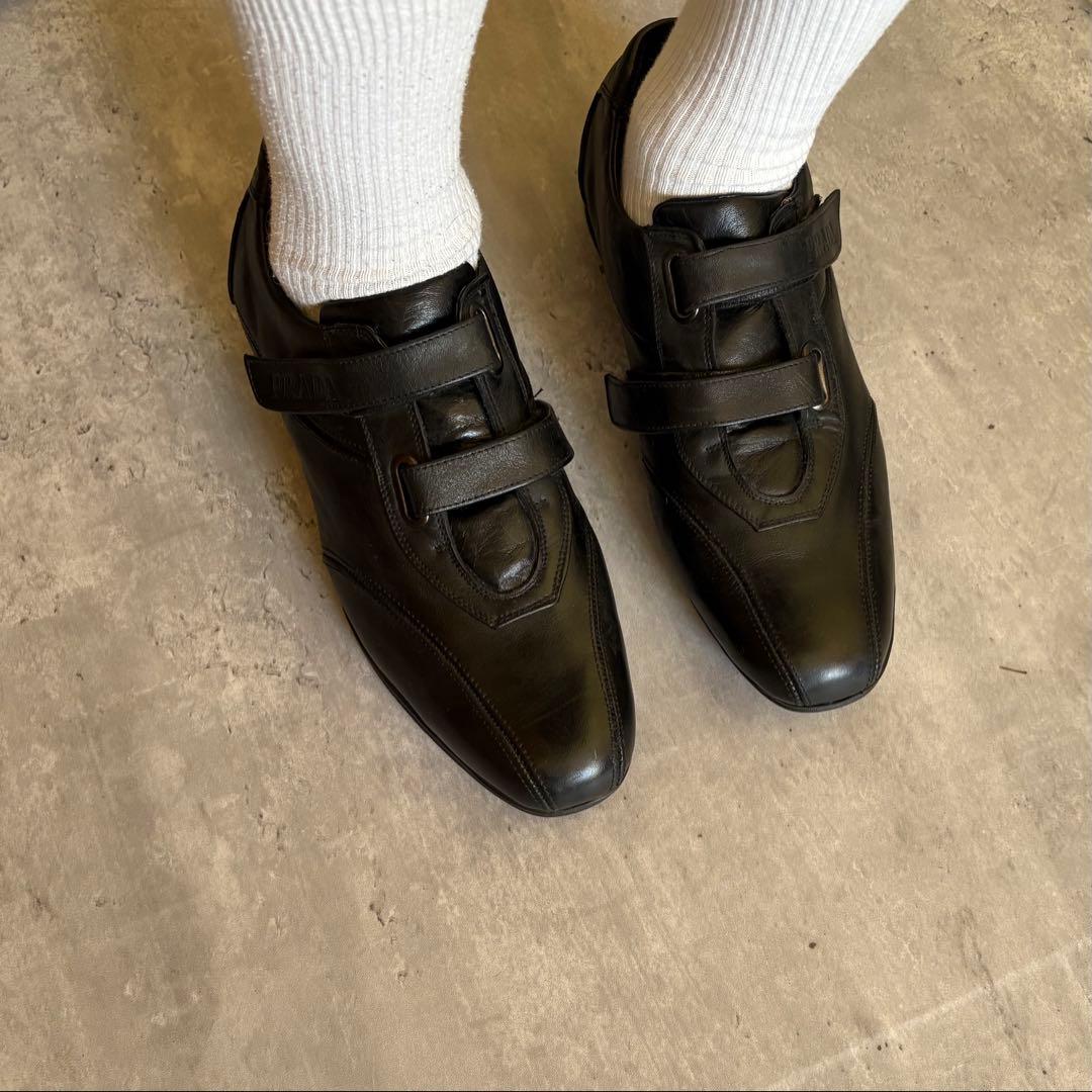 靴 00s PRADA SPORT archive leather shoes