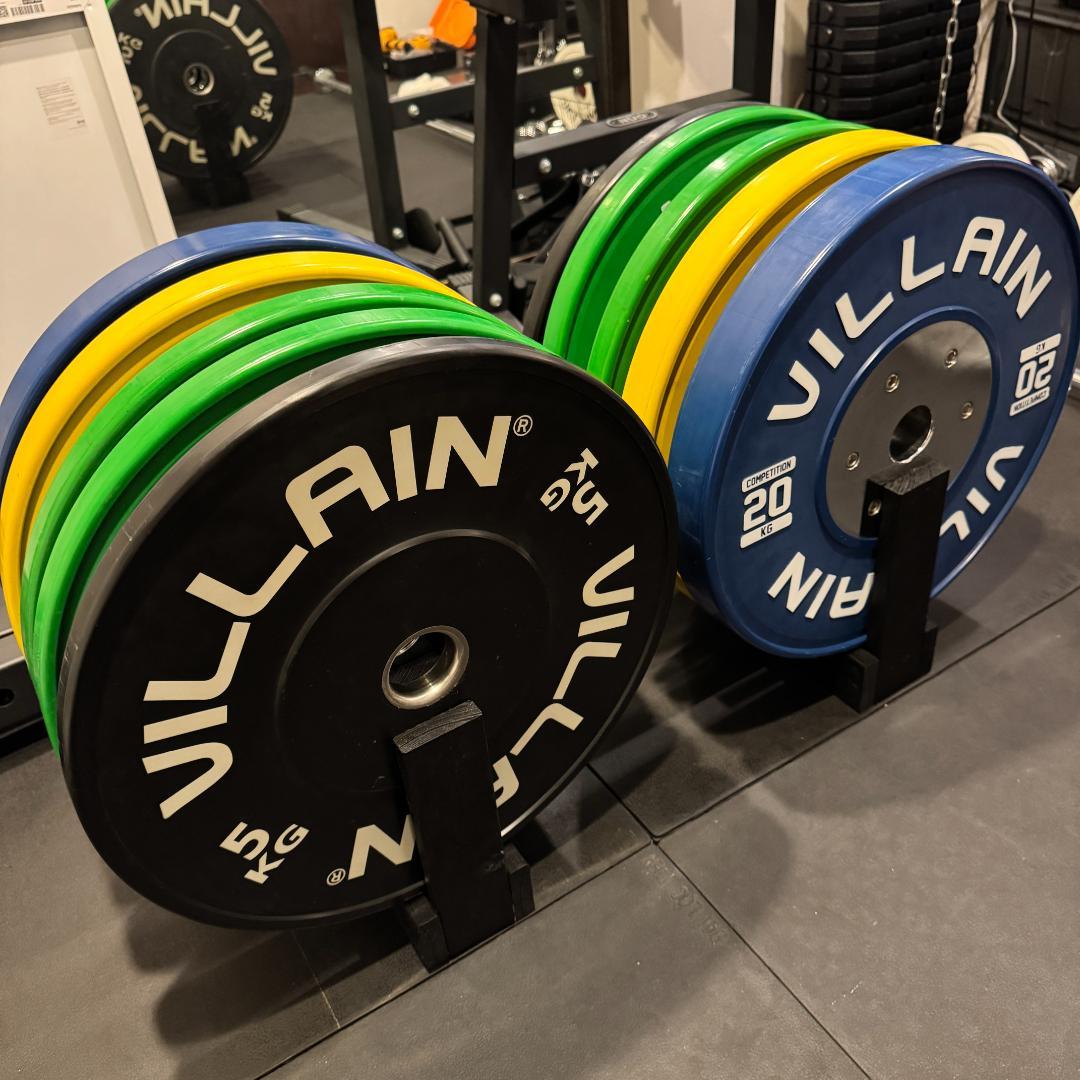 VILLAINヴィラン コンペティションバンパープレート2.0　120Kgセット