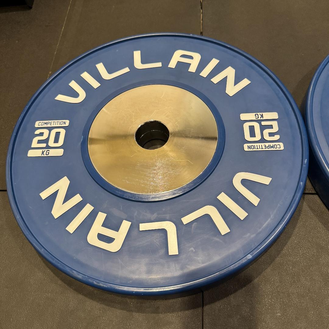 VILLAINヴィラン コンペティションバンパープレート2.0　120Kgセット