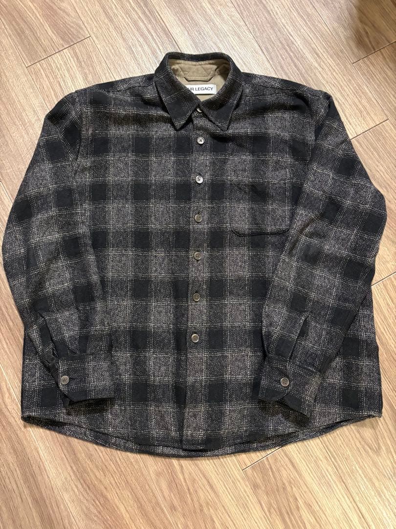 OUR LEGACアワーレガシー ABOVE SHIRT　チェック シャツ