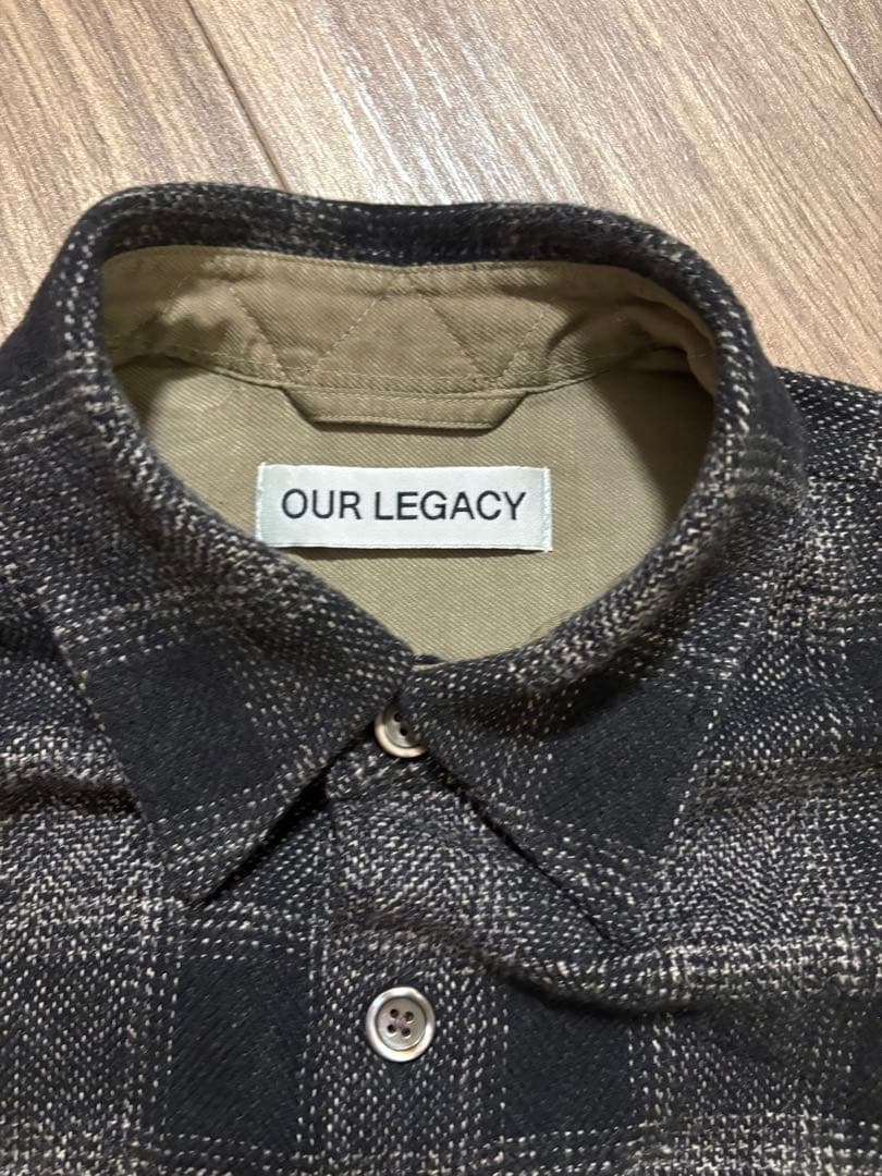 OUR LEGACアワーレガシー ABOVE SHIRT　チェック シャツ
