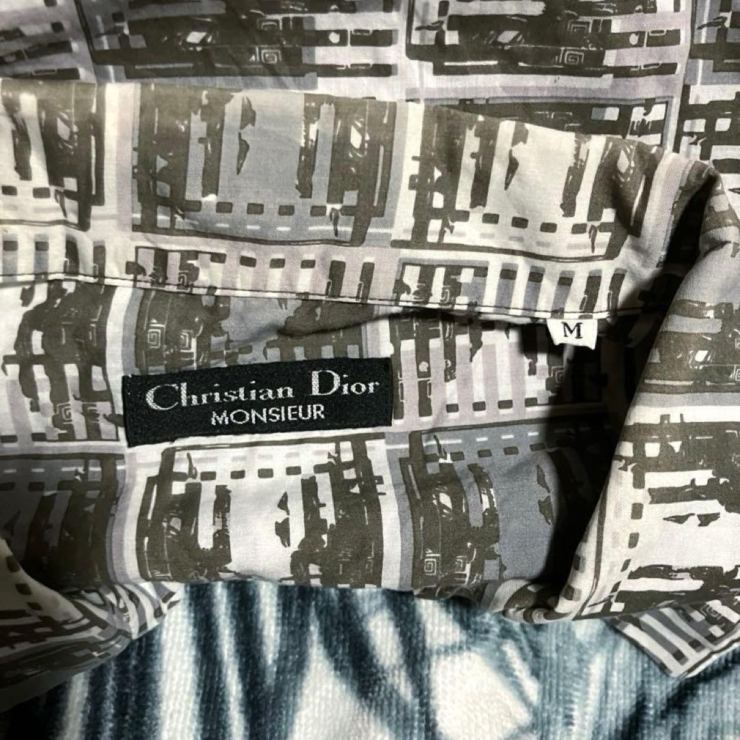 90s ビンテージ Christian Doir 半袖 オープンカラーシャツ