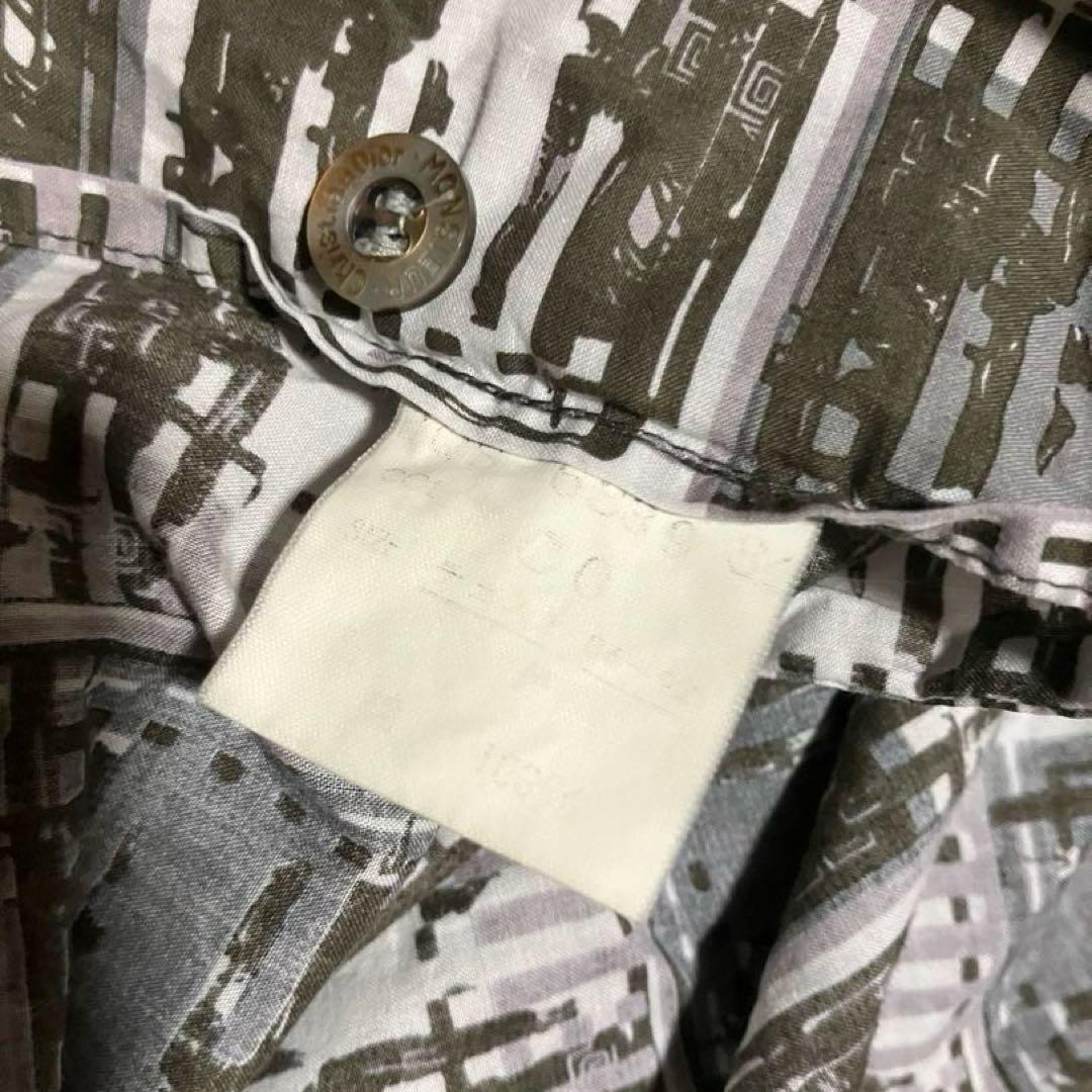 90s ビンテージ Christian Doir 半袖 オープンカラーシャツ