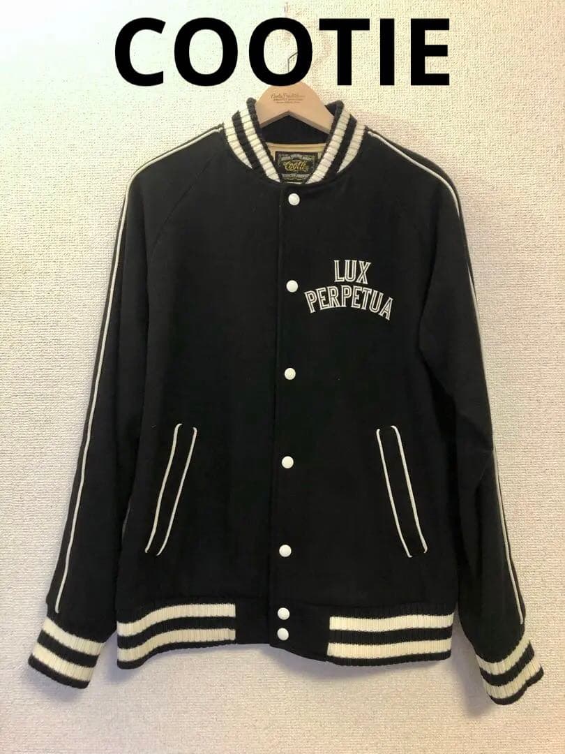 美品　クーティー　COOTIE スタジャン　黒　XL ジャケット　アウター