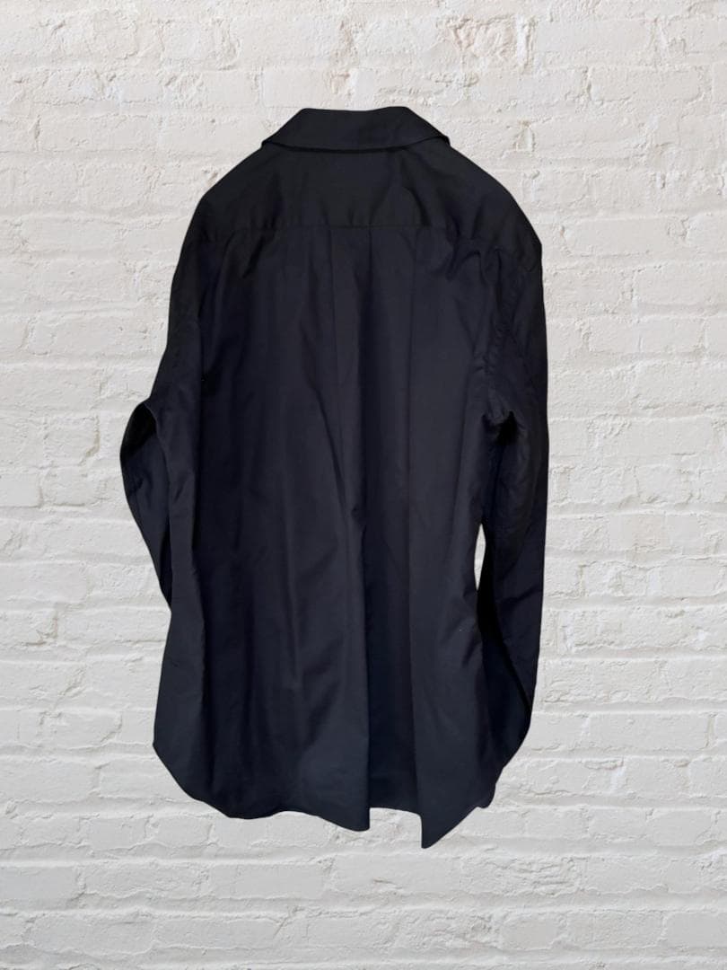 s*s様 ブラック　コムデギャルソン ラウンドカラーシャツ S