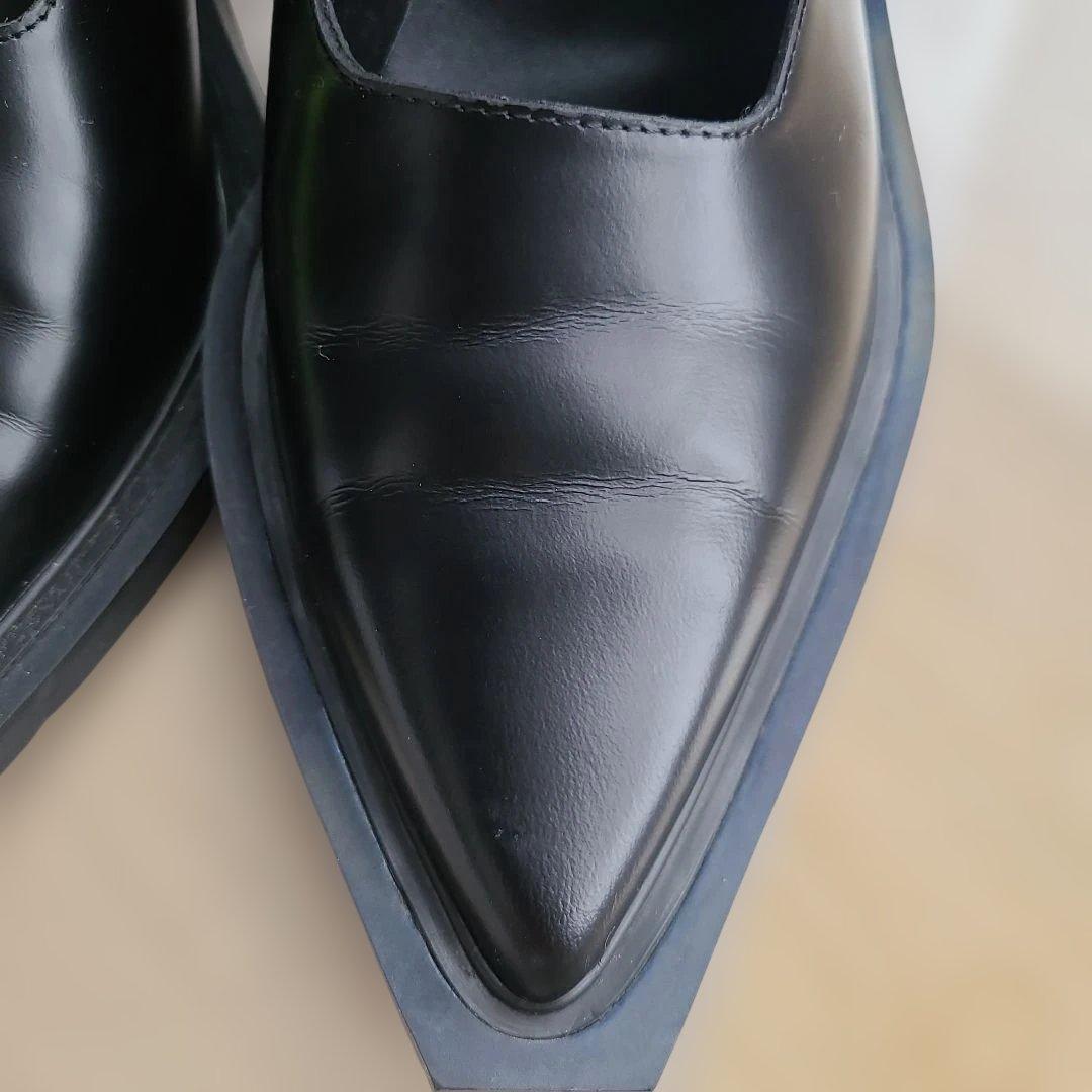 ENFOLD ポインテッドトゥ ローファー