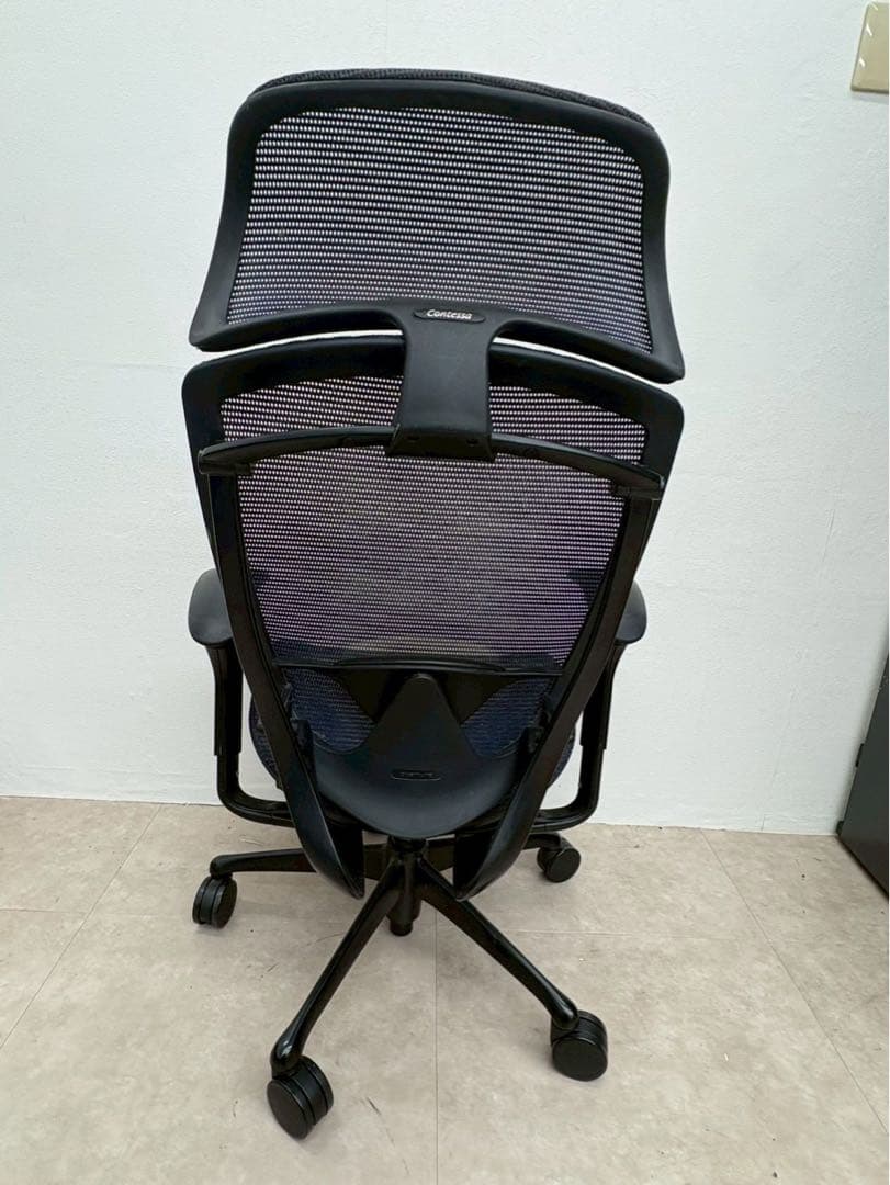 okamura コンテッサ CM91BB FBH4 オフィスチェア 中古品