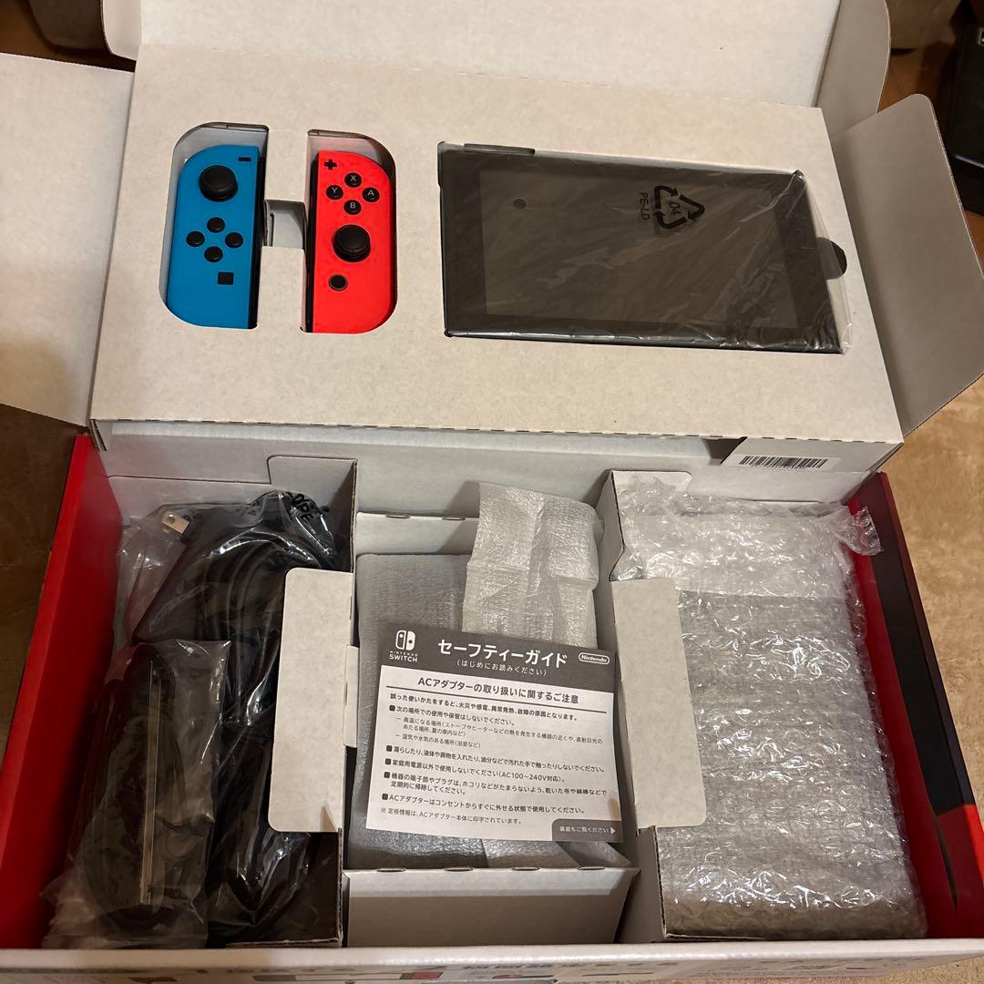 Nintendo Switch 本体 ネオンブルー/ネオンレッド KABAA