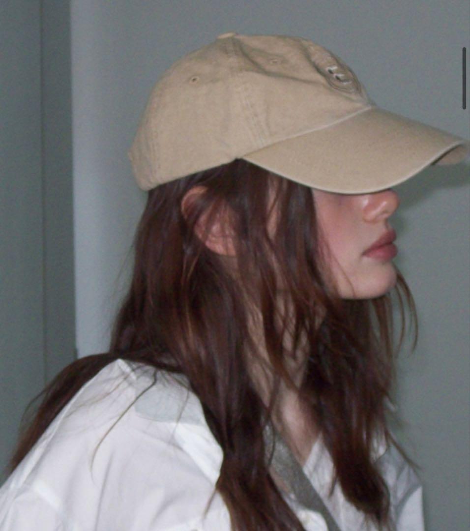 新品未使用【minitmute】M ボールキャップ　ベージュ