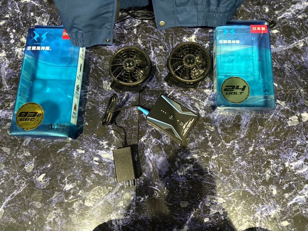 空調風神服 バッテリー、ファン フルセット ベスト