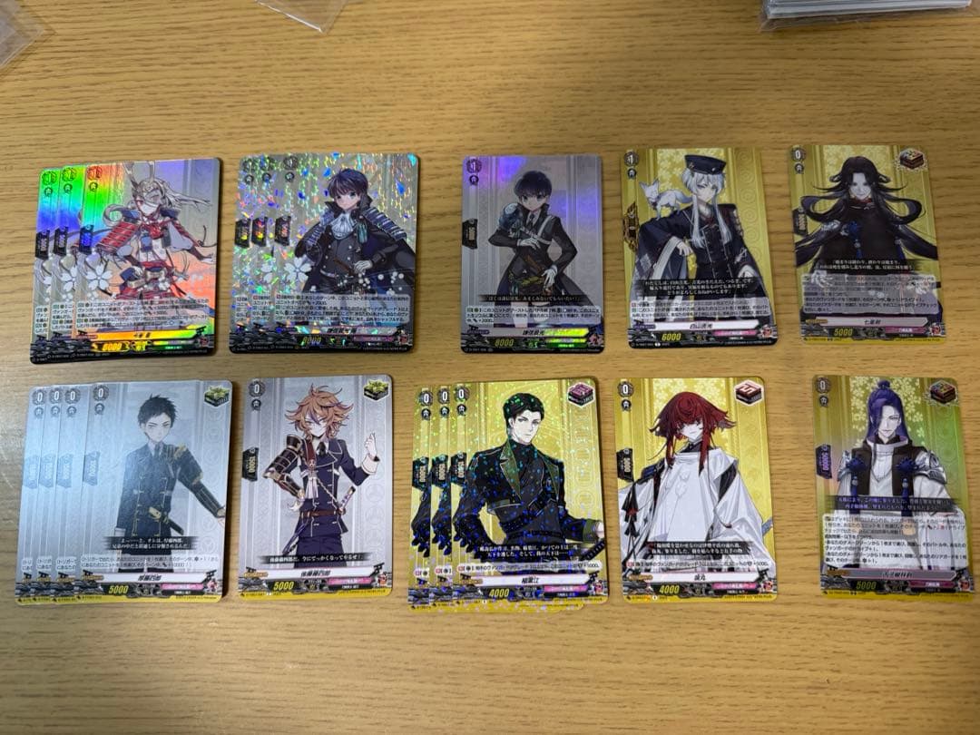 ヴァンガード 刀剣乱舞　三日月宗近デッキ＋パーツ