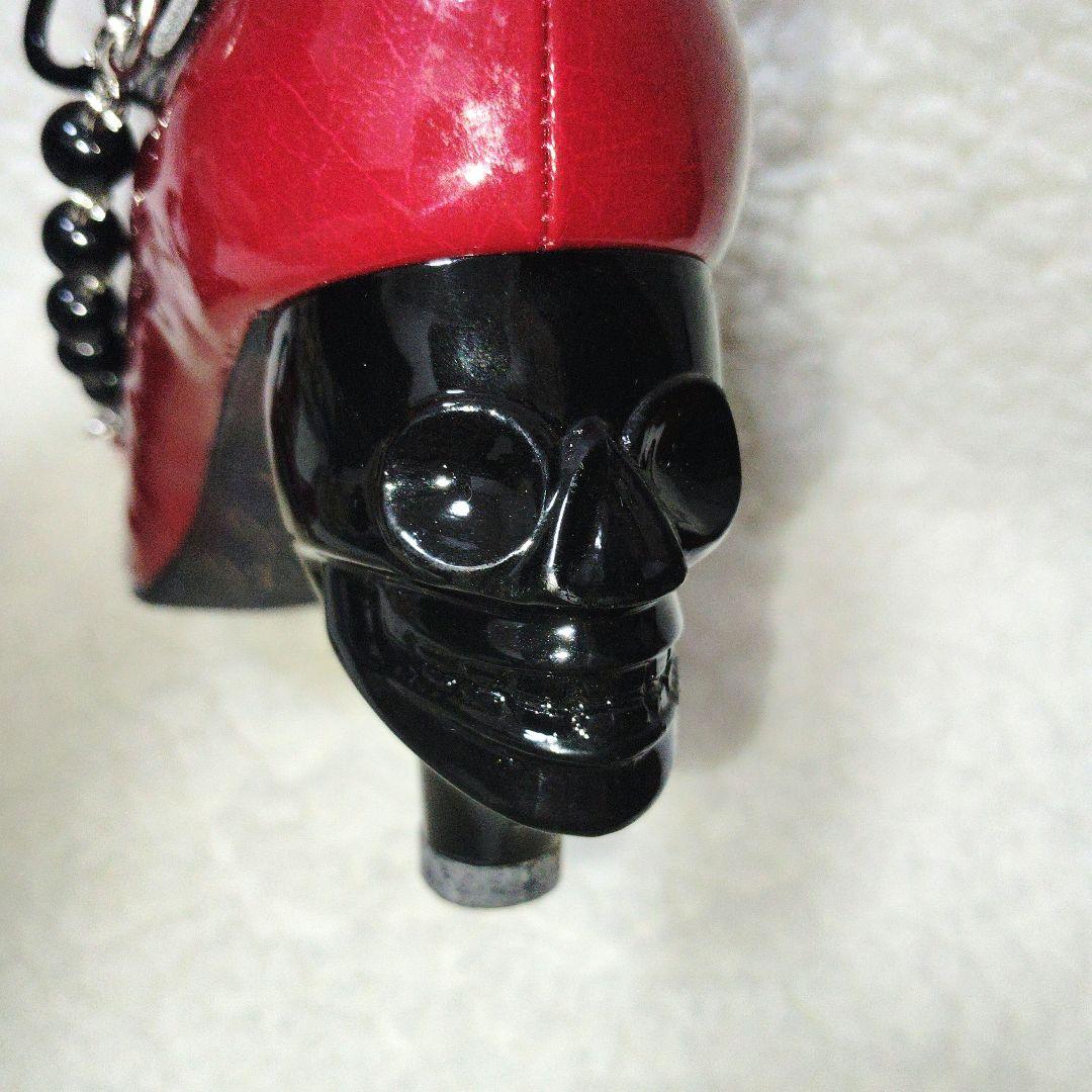 ちゃけちょけ　黒執事　コラボパンプス　スカル　グレル・サトクリフ　赤　22.5