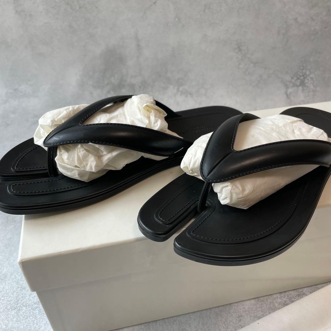 Maison Margielaトングサンダル tabi 22.5cm/ブラック