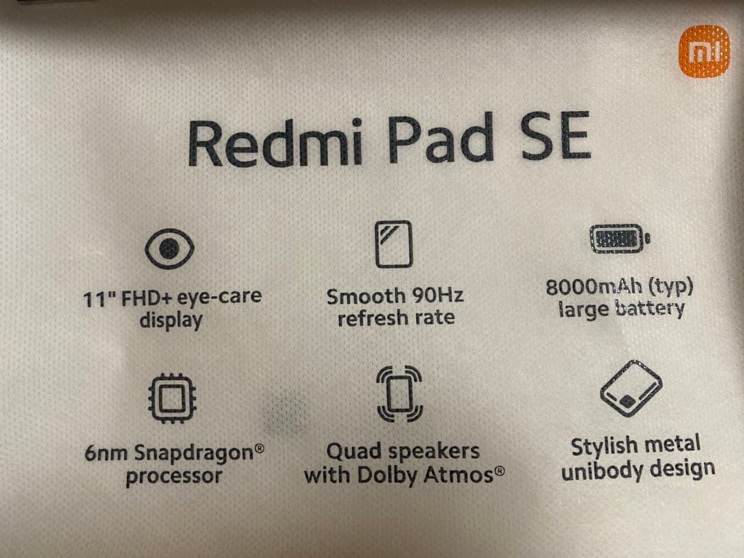 Redmi Pad SE ミントグリーン 6GB RAM 128GB