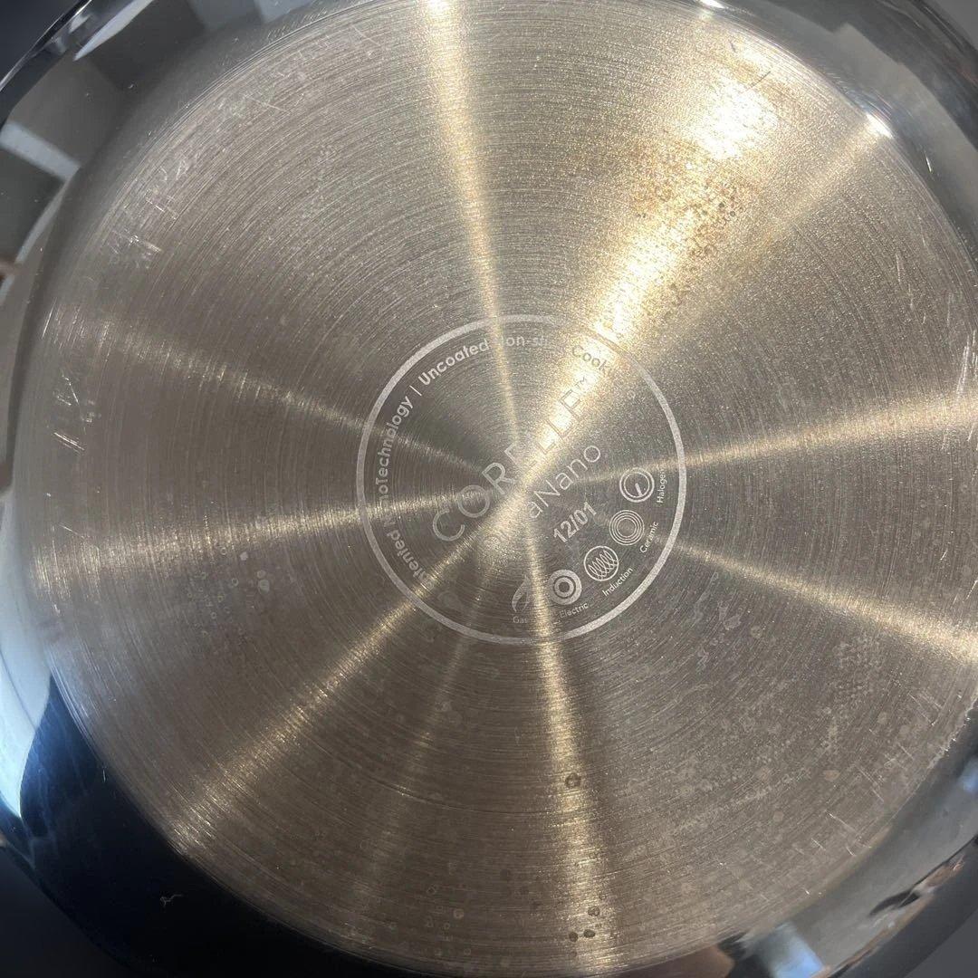 コレール フライパン 24cm 蓋付き 取扱説明書付