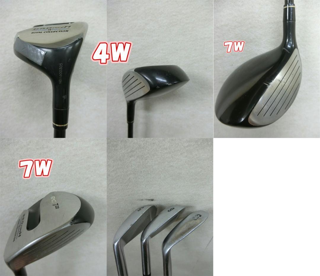 b716 初心者歓迎 スリクソン 等メンズゴルフ１２本セット※Ｄｒ２本入り