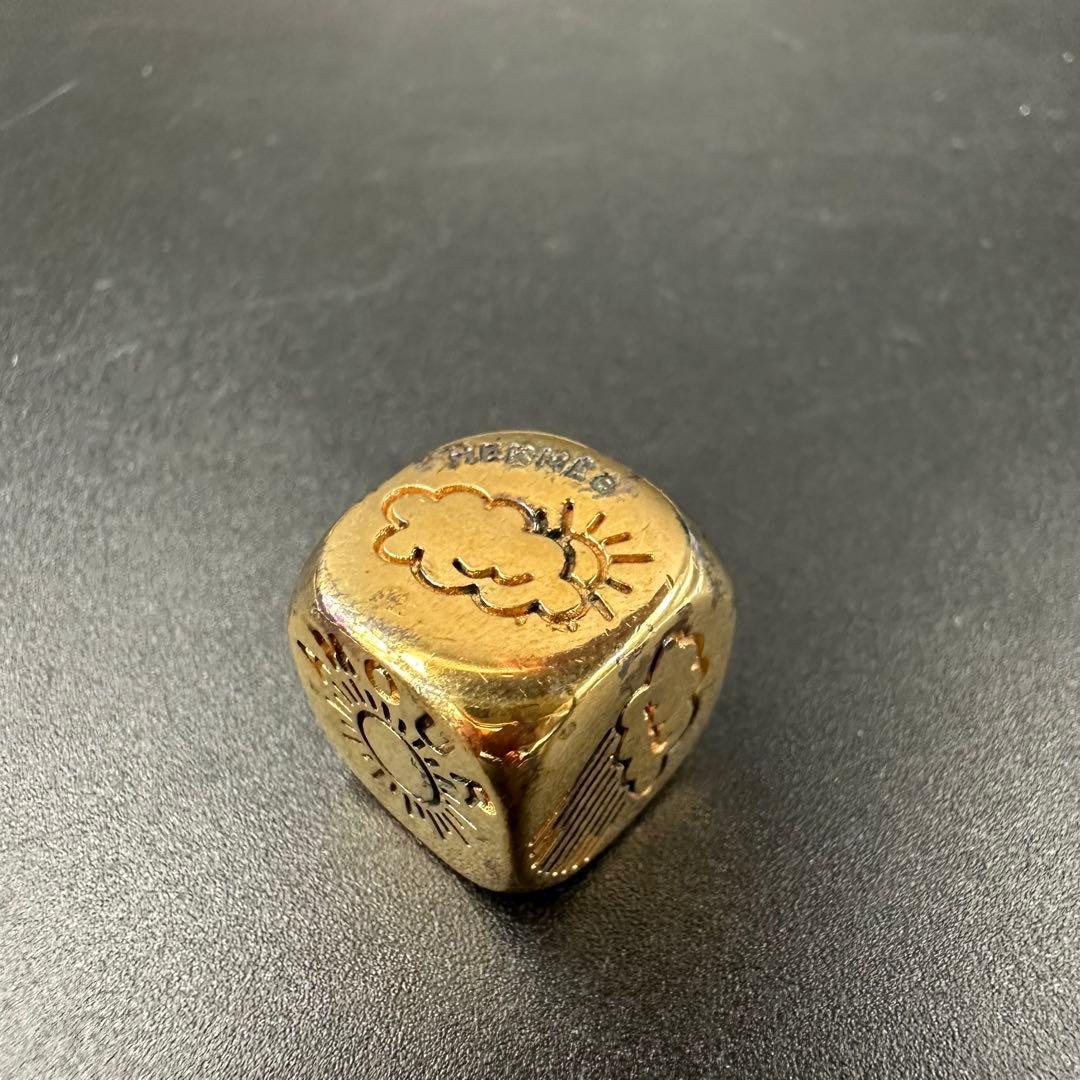 Hermes エルメス フォルチュナ サイコロ3個セット 革製袋入り