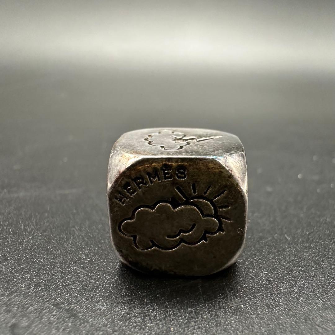 Hermes エルメス フォルチュナ サイコロ3個セット 革製袋入り