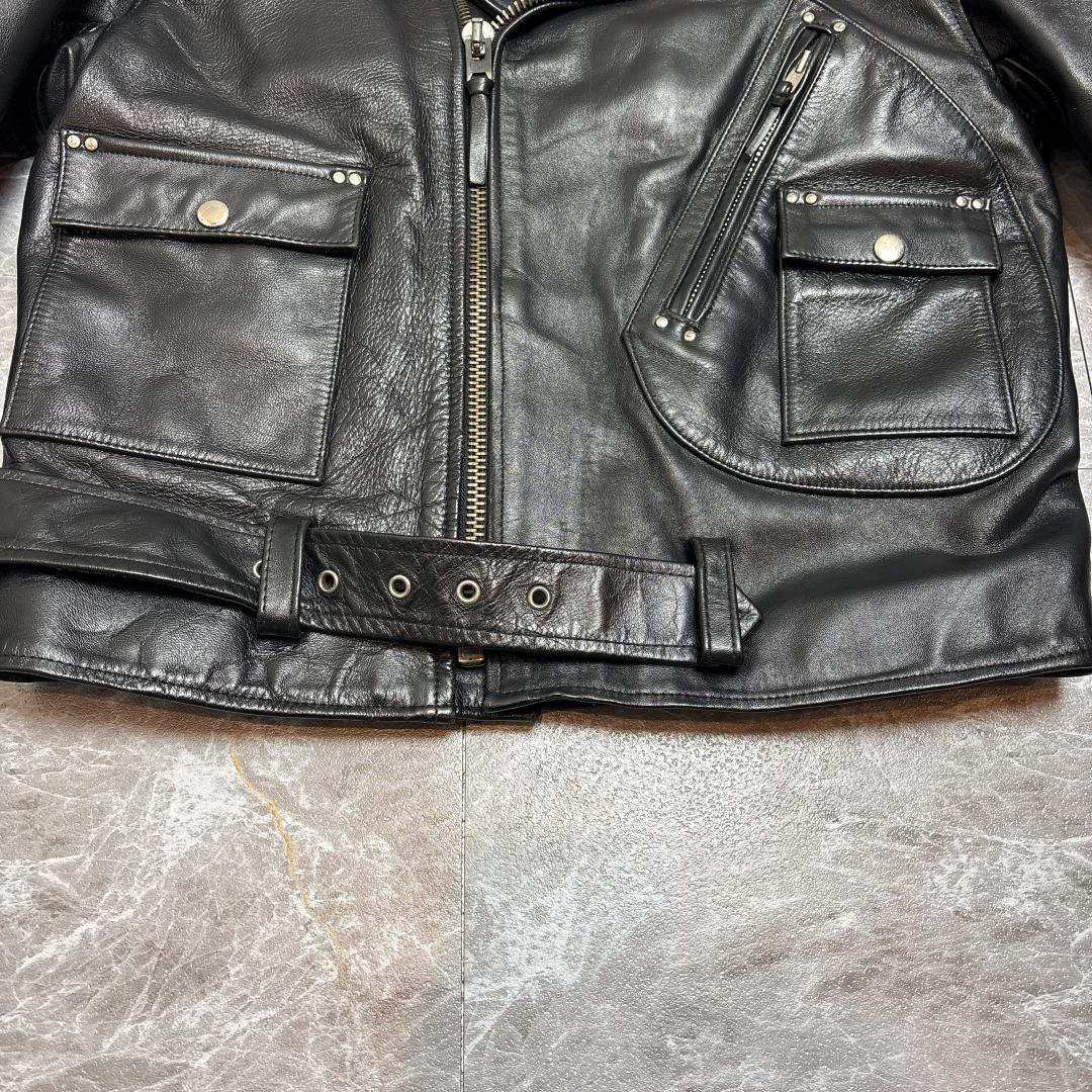 archive 馬革 ホースハイド ダブルライダース レザージャケット 40