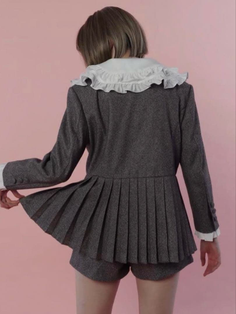 うぉん　epine エピヌ プリーツフリルジャケット