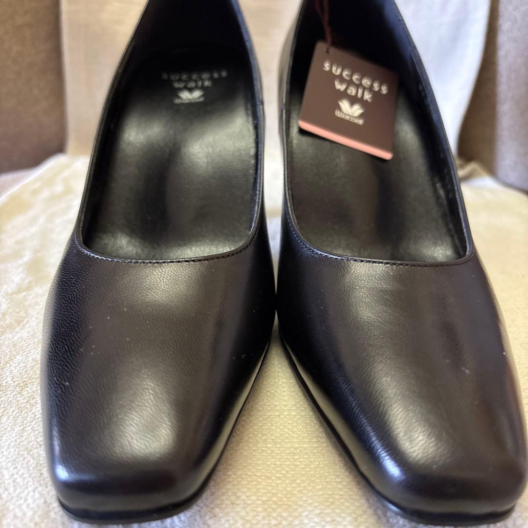 新品＊ワコール　サクセスウォーク　スクエアトゥ 7cm 足長効果