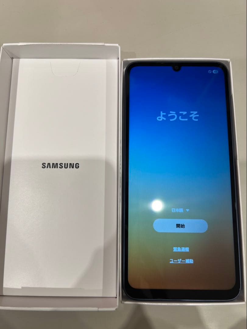 新品未開封品【UQ版】Samsung Galaxy A25 5G ライトブルー