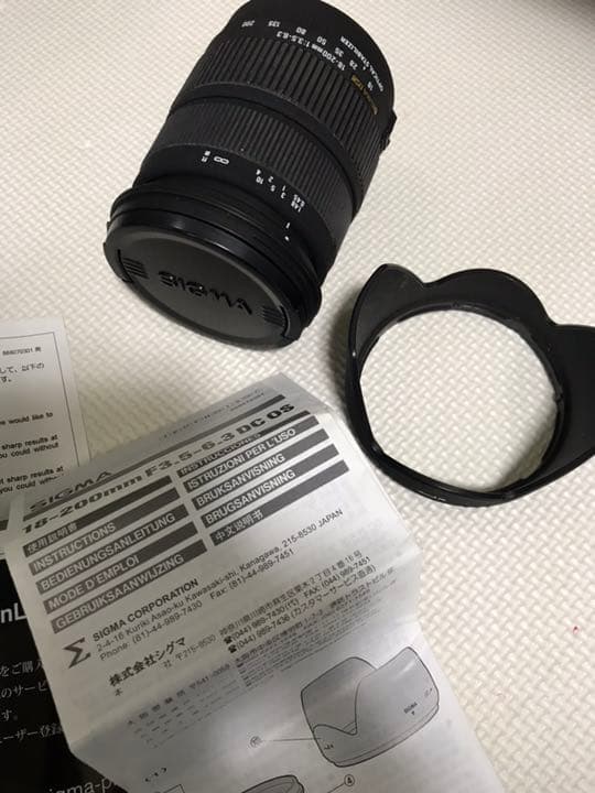 一眼レフ カメラレンズ SIGMA