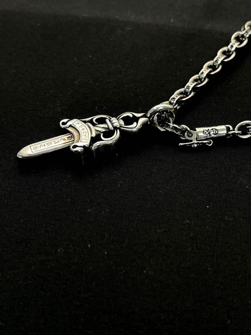 か*せ様 ダブルダガー&ペーパーチェーン　付け替え用ボールチェーン付き