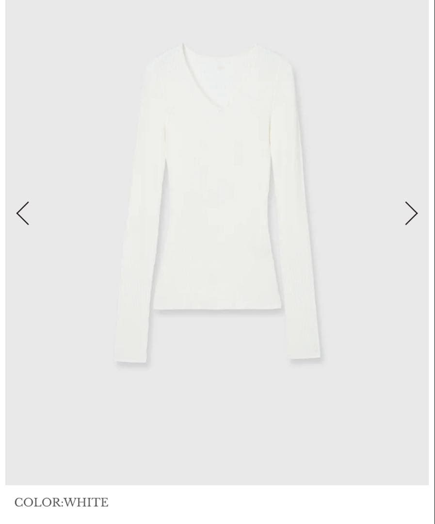 アニュアンス　リュクスビスコースリブニットプルオーバー