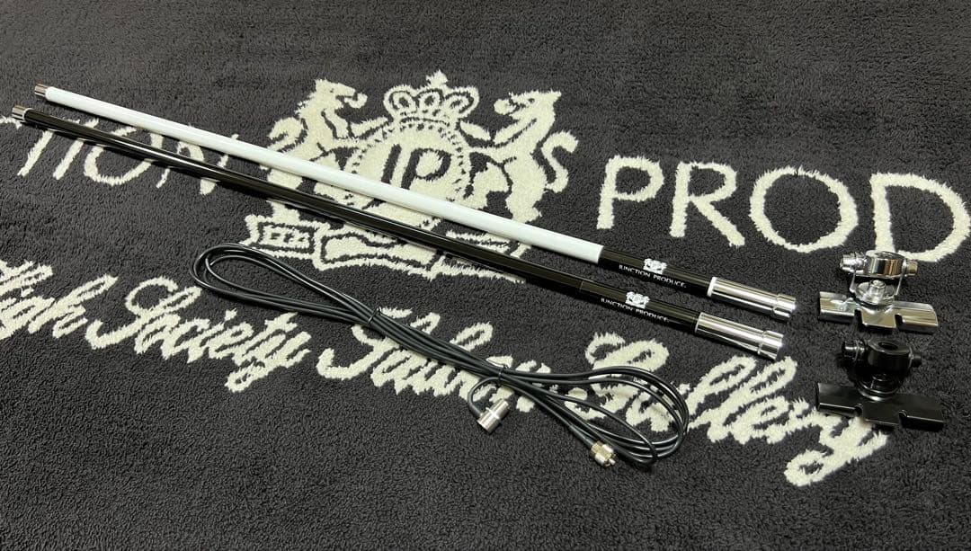 最新作！送料込！VIPアンテナ黒　本物ジャンクションプロデュース