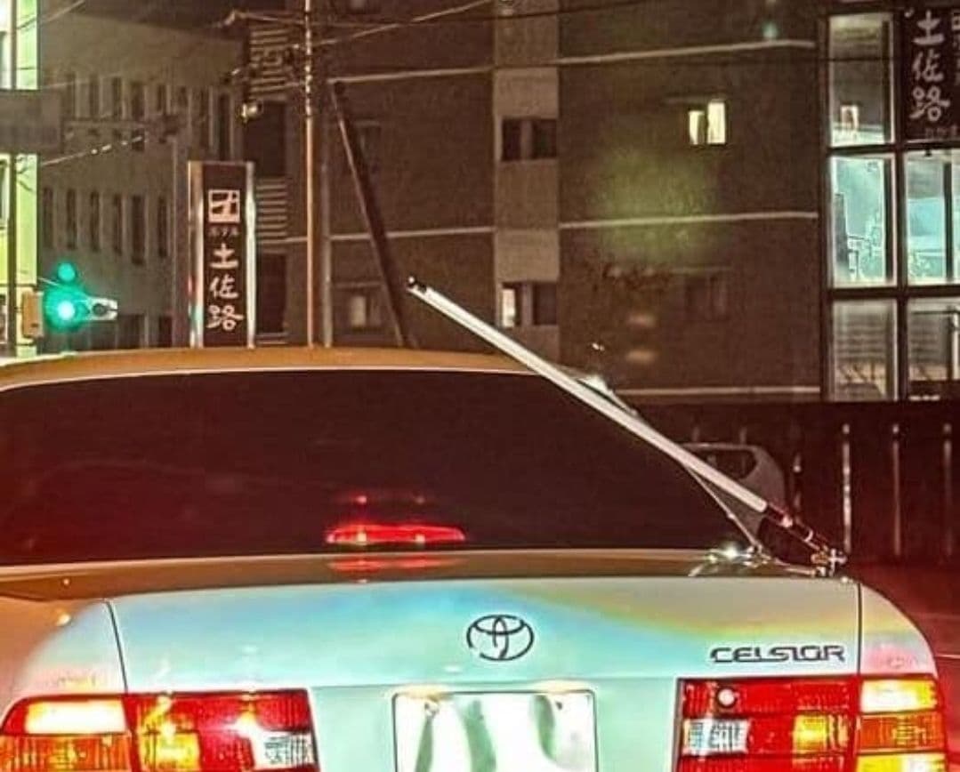 最新作！送料込！VIPアンテナ黒　本物ジャンクションプロデュース