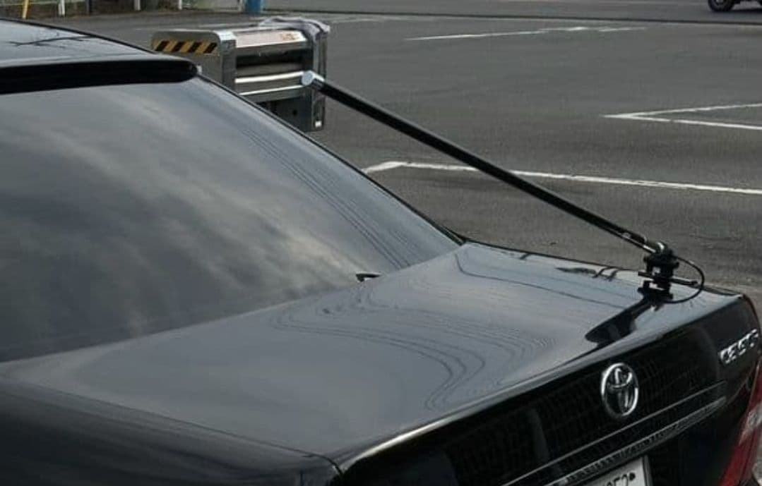 最新作！送料込！VIPアンテナ黒　本物ジャンクションプロデュース