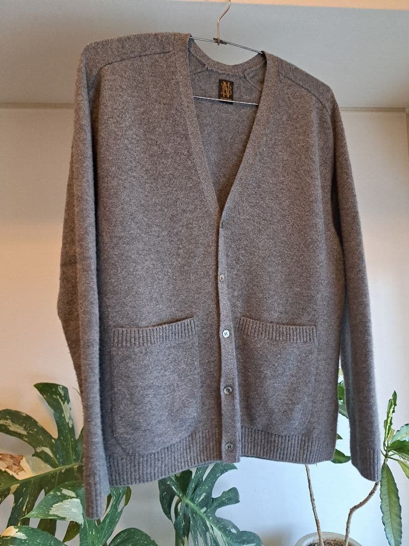 美品　BATONER　フリースウールカーディガン L　定価35000円