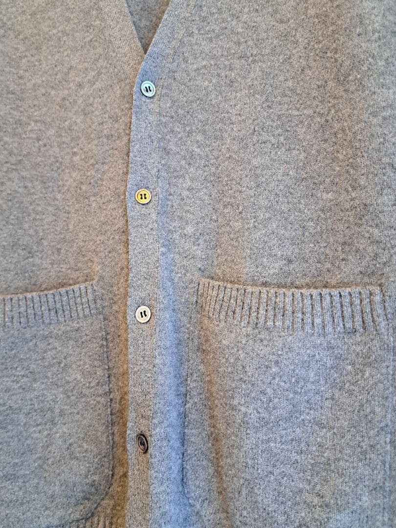 美品　BATONER　フリースウールカーディガン L　定価35000円