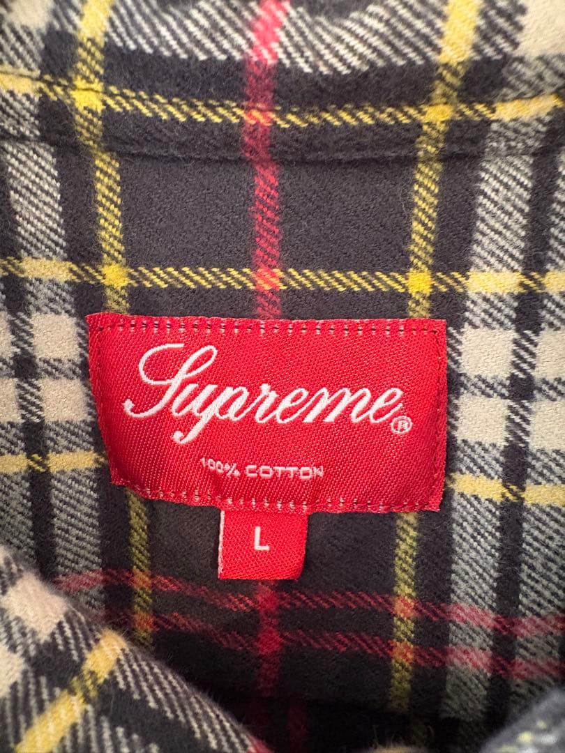 ホ*セ様 Supreme チェック柄ネルシャツ Lサイズ