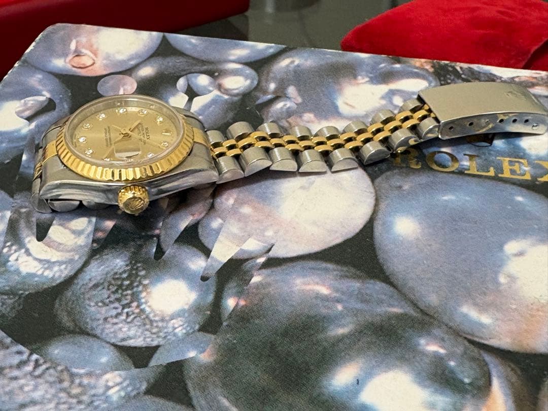 ROLEX レディース デイトジャスト ゴールド/シルバー