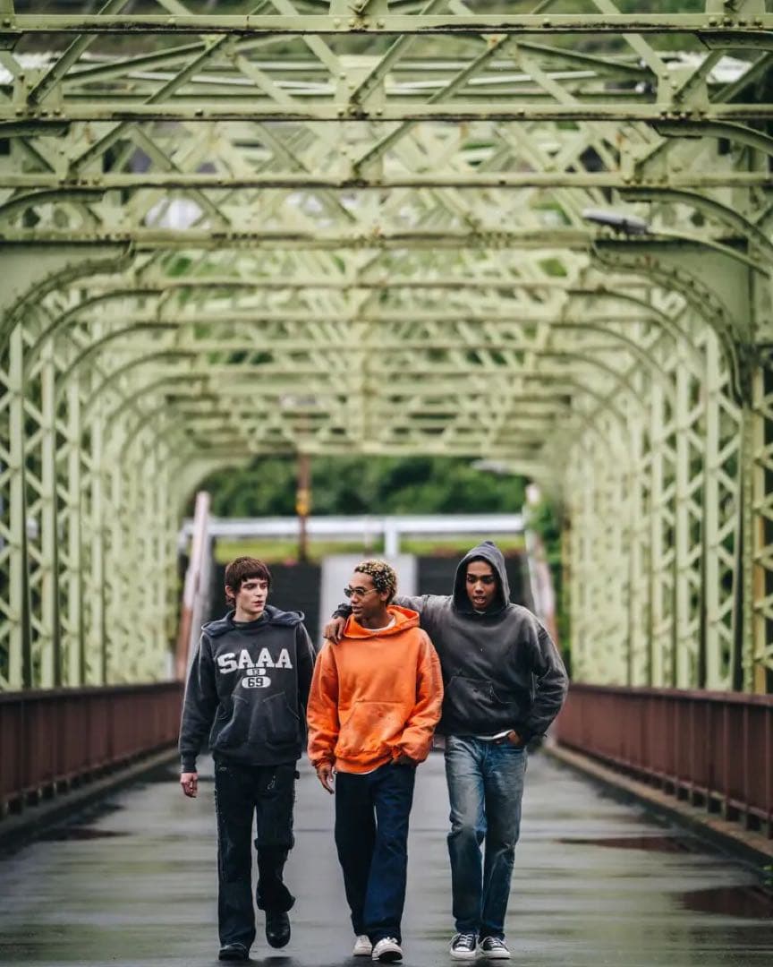 SAINT セントマイケル 25AW ベルベルジン コラボ パーカー 黒 L