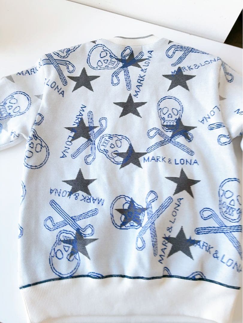 マーク＆ロナ ゴルフ スタースリンガーウィンドストッパー ニット ウェア L