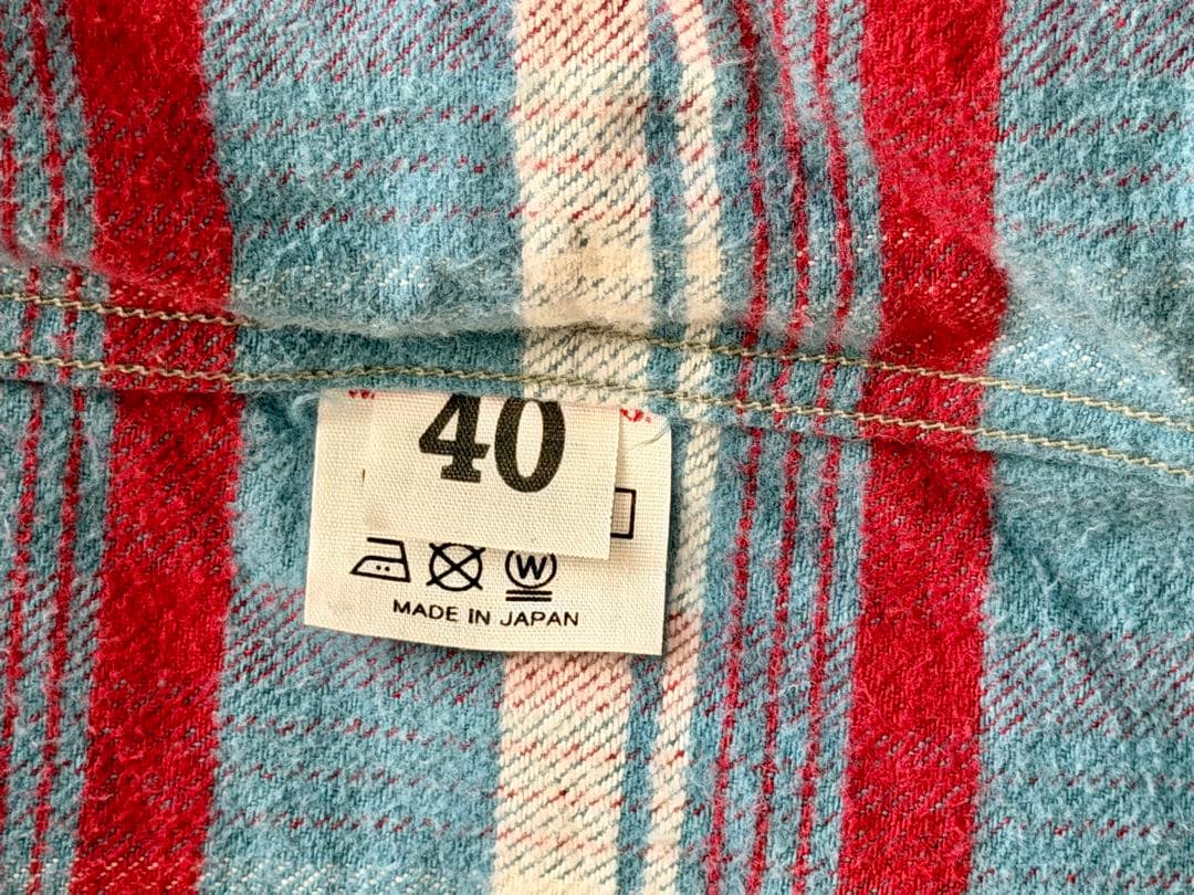 WAREHOUSE ジョングラッコー フランネルシャツ サイズ40