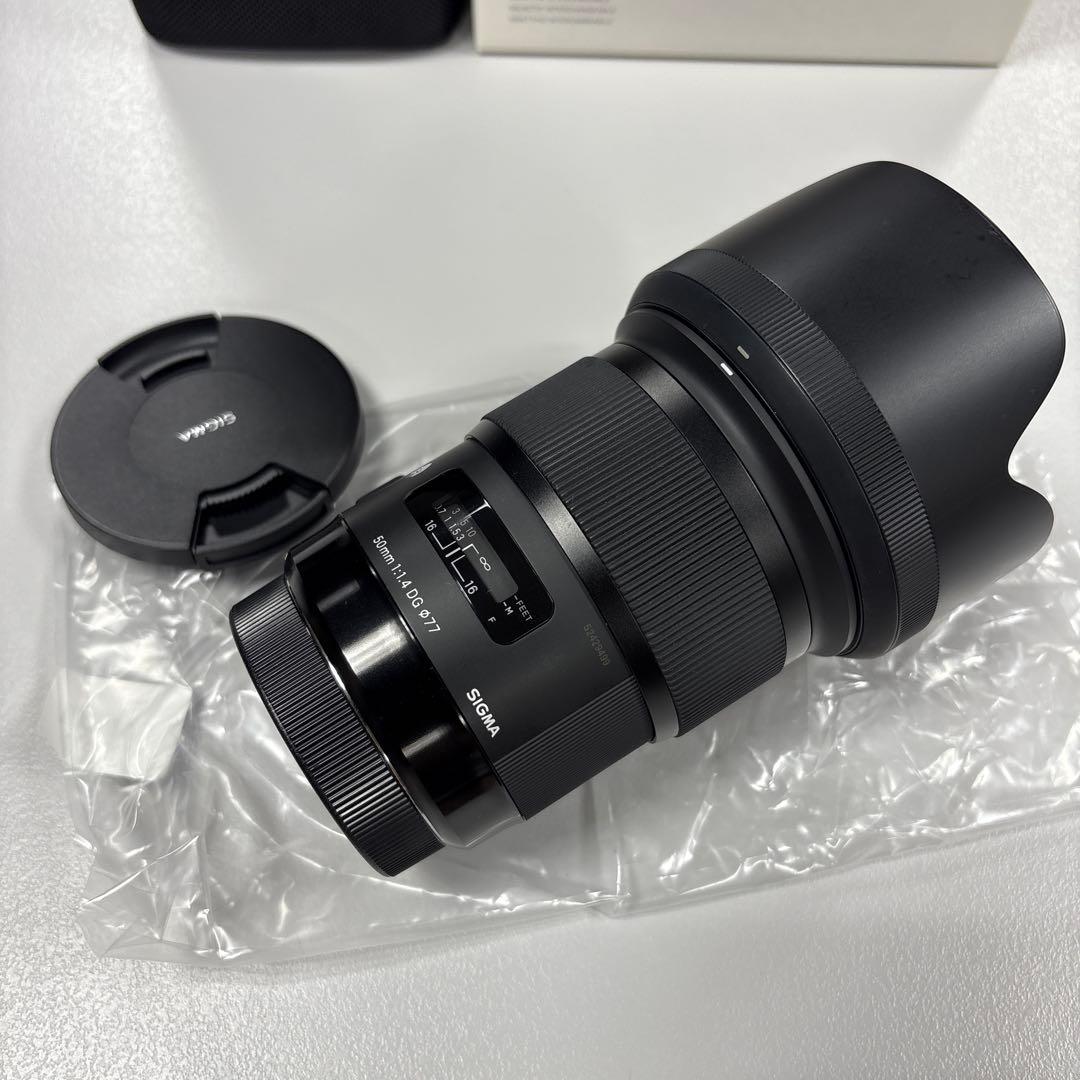 【美品】SIGMA 50mm F1.4 DG HSM Art キヤノンEF用