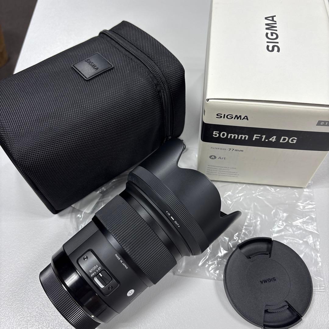 【美品】SIGMA 50mm F1.4 DG HSM Art キヤノンEF用
