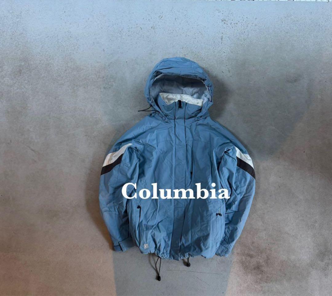 今期大注目❗️】極暖！columbia マウンテンパーカー　水色　S