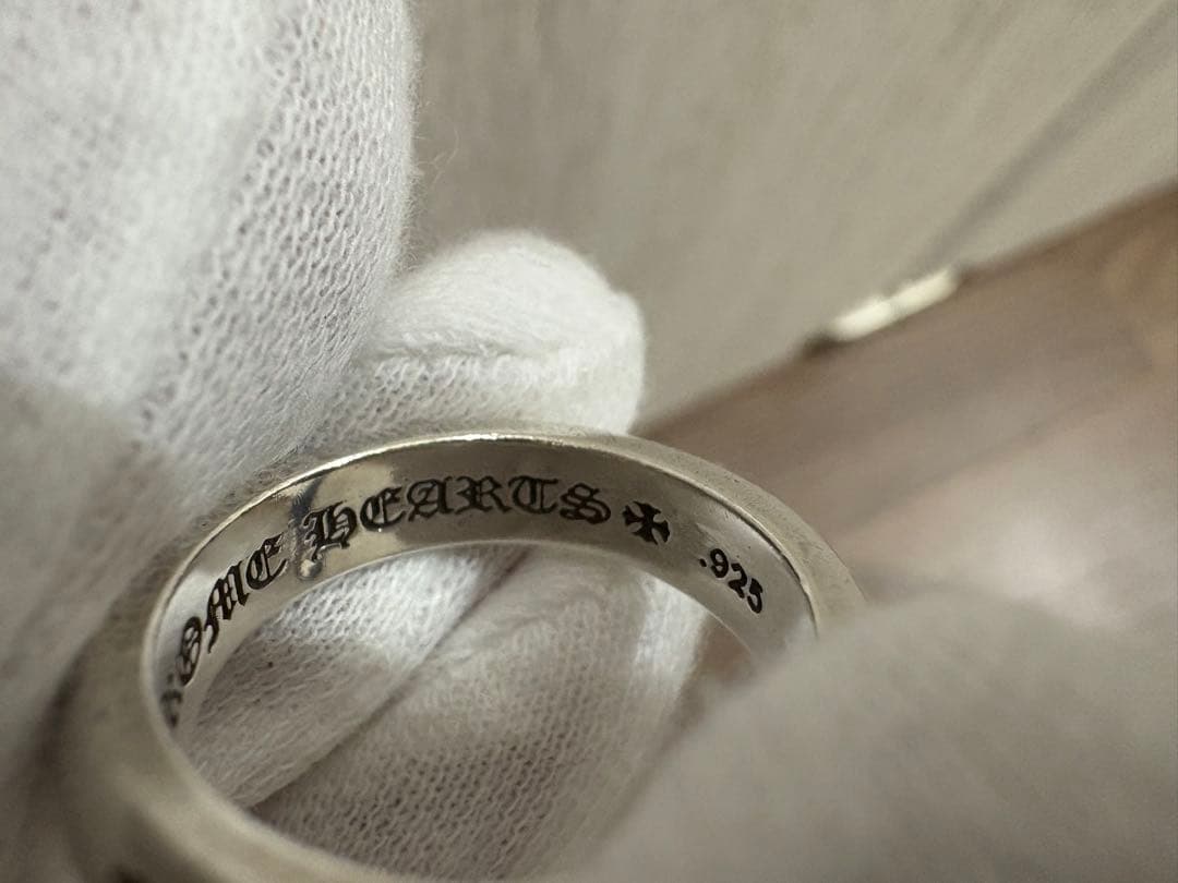 CHROME HEARTS ネガティブ CHプラス シルバーリング 18号