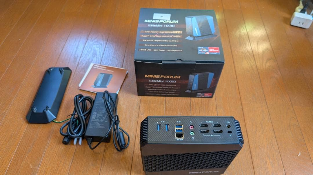 【ミニPC】MINISFORUM EliteMini HX90＋SSD500G