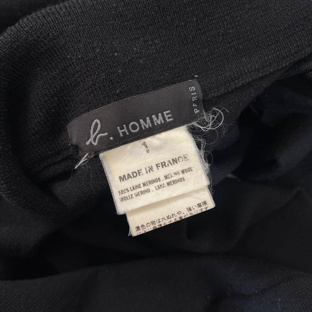 トップス agnes b. homme merino wool zip up knit