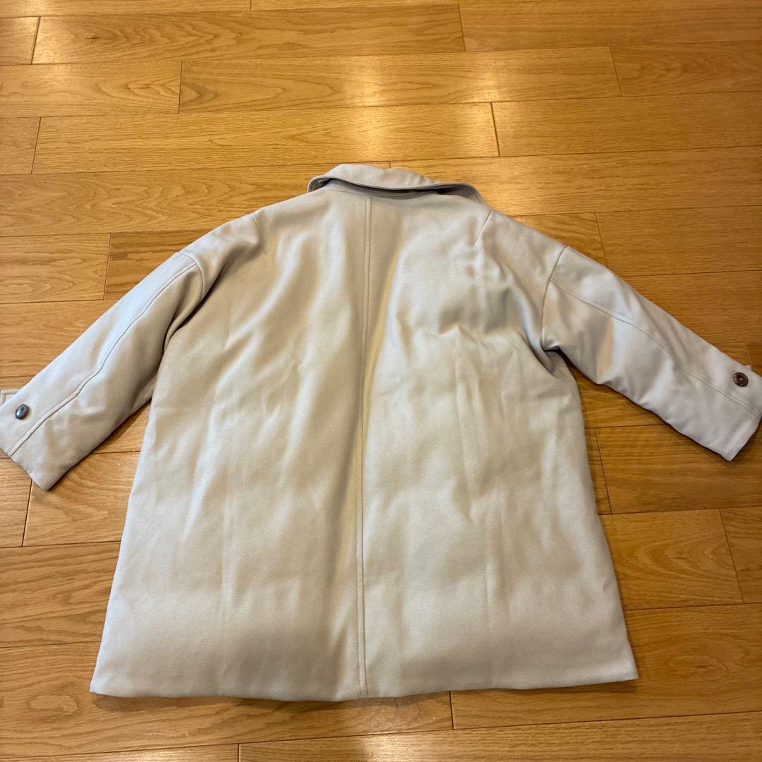 ロフトラボ シングルボタンオーバー　リム　ダウン コート　2 男女兼用　トレンチ