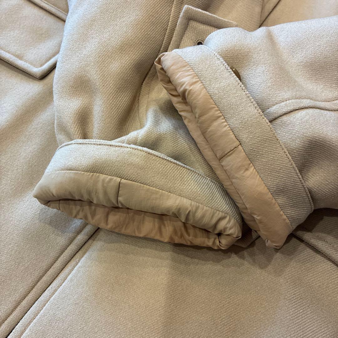 ロフトラボ シングルボタンオーバー　リム　ダウン コート　2 男女兼用　トレンチ